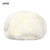 Fashion Plush Pure Color Vintage Ladies Beret Classic Female Bonnet