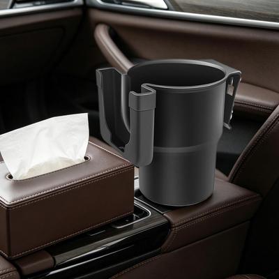 Car Water Cup Holder Multifunctional Beverage Storage Rack Mobile Phone Holder Storage Box Trash Can Car Bottle Organizer