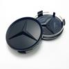 4 pieces 75MM Integrated Black or Silver Star Logo For Mercedes Benz C177 W218 Class Wheel Rims Center Hub Caps Auto Accessories