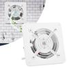 4 Inch 25W Exhaust Fan Low Noise Wall Mounted Exhaust Fan Home Bathroom Kitchen Garage Vent Ventilation
