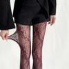 Hollowed Lace Korean Style Stockings Retro Mesh Thin Women Girls Tights Pantyhose Y2K Subculture Lolita Cosplay Long Socks