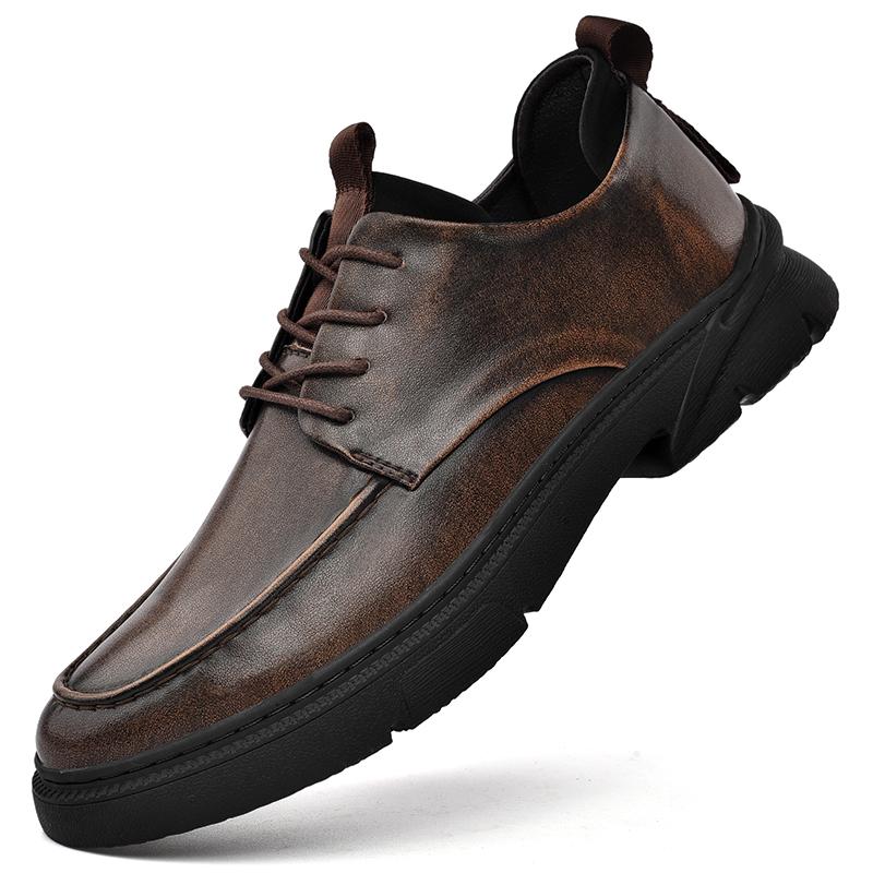 

Осенние брендовые мужские туфли из натуральной кожи на шнуровке, повседневные черные кожаные туфли, мужские мокасины, роскошные свадебные туфли для мужчин 38
