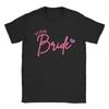 Men Team Bride Pink  T Shirts  100% Cotton Top Tees Summer Vintage Short Sleeve T Shirt Crew Neck Harajuku Design Tee Shirt