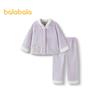 Balabala Girls' Winter Thick Flannel Pajama Set