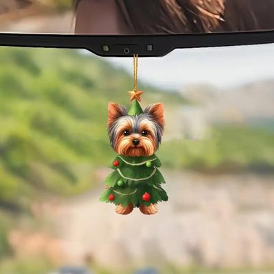 קישוט תלייה חיה חמודה קישוט צורה יצירתית עם שרוך קל לתלייה רכב מראות אחוריות קישוט תליית קסמי