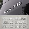 3D ABS Car Sticker Logo GLK220 GLK300 GLK350 Rear Trunk Letters Badge Emblem For Mercedes Benz GLK Series GLK220 GLK300 GLK350
