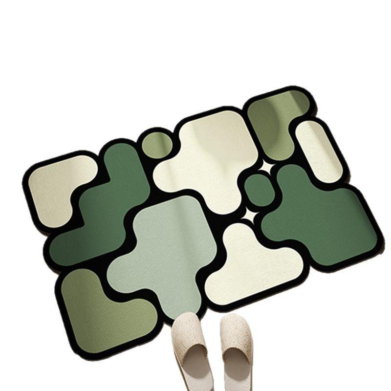 Bathroom Mat, Toilet, Diatomaceous Earth, Absorbent Mat, Toilet Door Mat, Household Entrance Carpet, Anti Fall, Anti Slip Mat