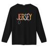 Jersey Girl Proud New Woman T Shirt vintage Washed Breathable Top For Everyday Wear Stretched homme Stylish fashion