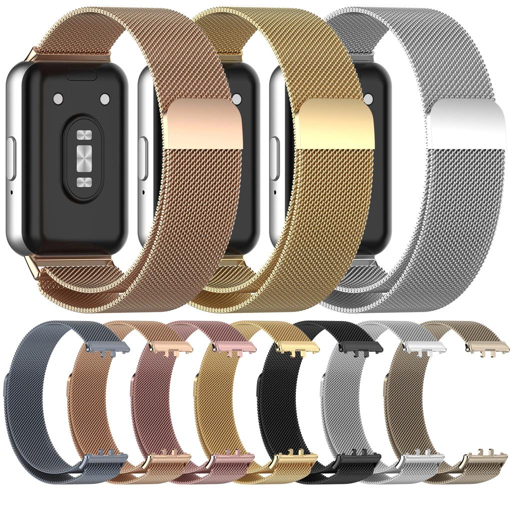 Milanese Loop Strap For Samsung Galaxy Fit 3 Belt Metal Magnetic Bracelet Wristband For Samsung Galaxy Fit 3 Correa Accessories