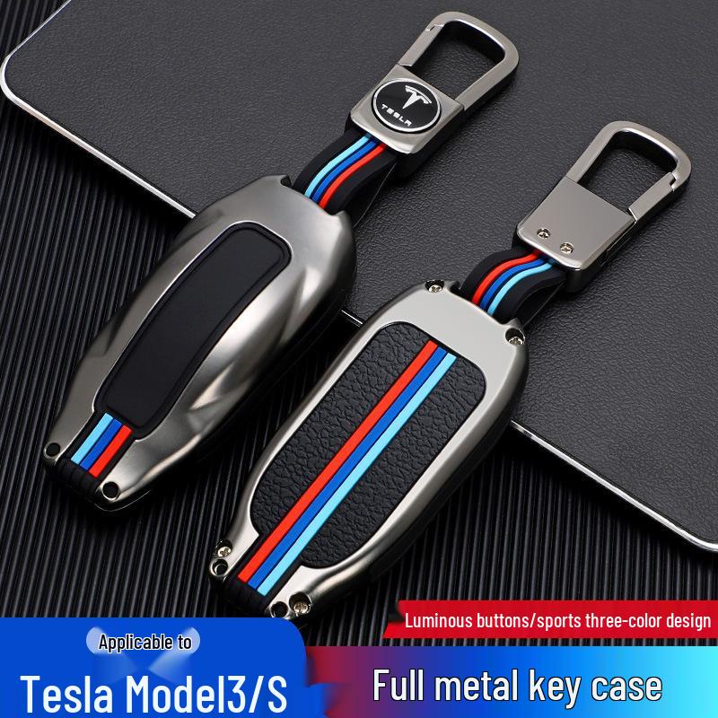Tesla Model S, X, 3 Key Fob Case Cover - Car Key Shell Buckle Special