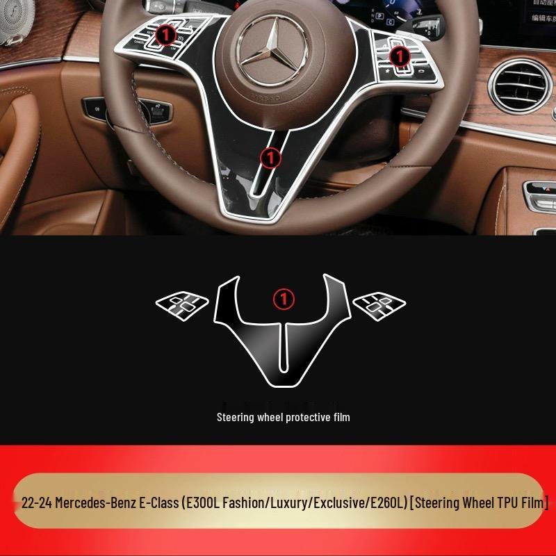 Mercedes-Benz E-Klasse 24-25 E300L/E260L Innenraumfolie Displayschutzfolie Aufkleber