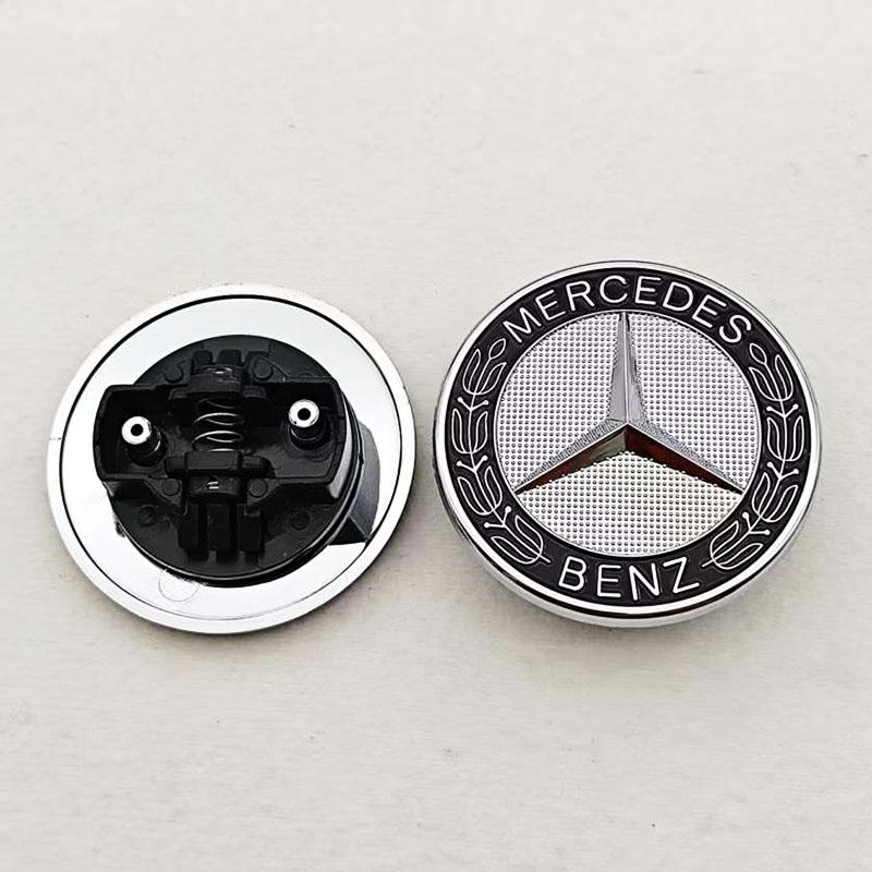 

57mm Car Front Star Hood Emblem Cover Bdage Bonnet Logo Mercedes Benz W203 W204 W212 W213 W222 W221 C E S Class Accessories