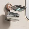 Double Layer Soap Dish Wall-mounted Bar Soap Holder Creative Laundry Soap Rack