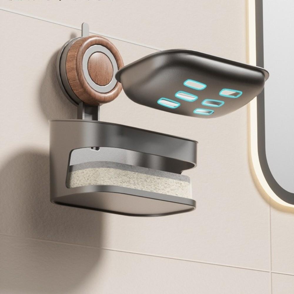Double Layer Soap Dish Wall-mounted Bar Soap Holder Creative Laundry Soap Rack