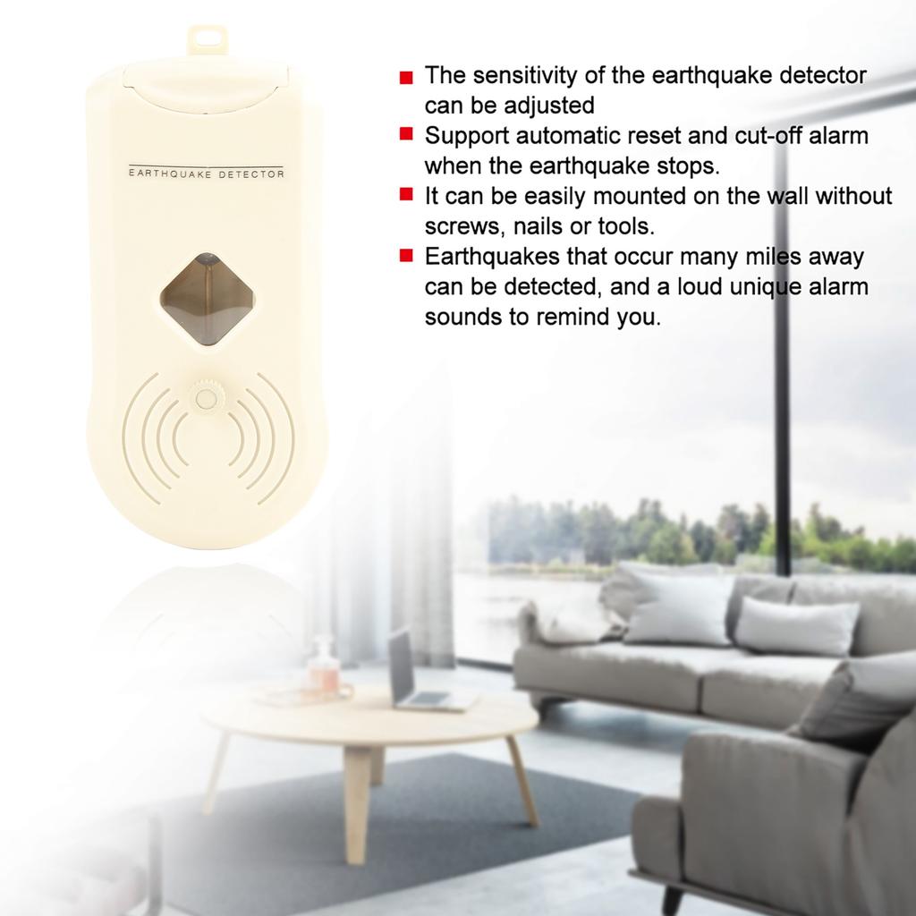 Earthquake Detector Get Early Warning of Impending Quake Alarms Emergency Device