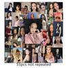 53 BLACKPINK Photocards: Jennie, Kim Ji-soo Graffiti-Style Stickers for Phone or Suitcase Decoration