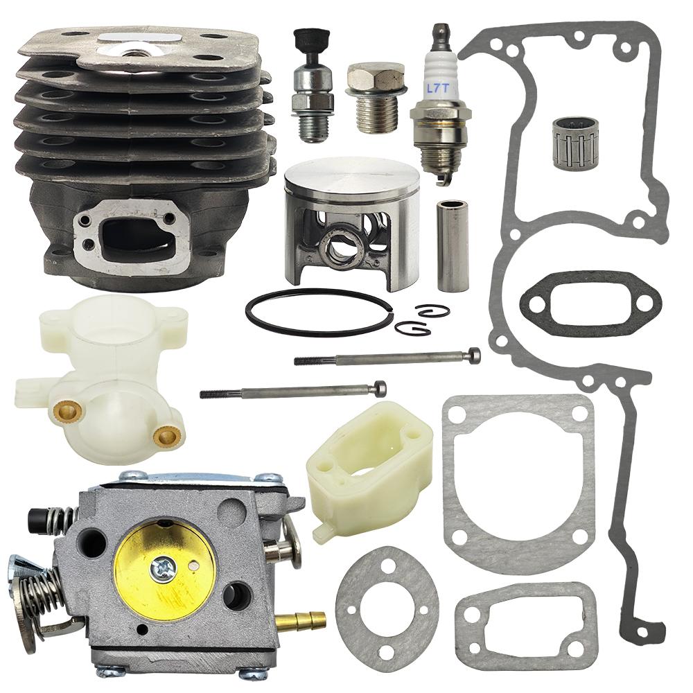 

52mm Big Bore Cylinder Piston Carburetor Overhaul Kit For Husqvarna 266XP 266 266SE XP SE 61 Parts Chainsaw Intake Manifold China Mainland
