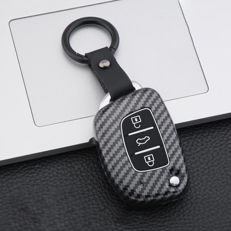 3 4 Button Abs Car Smart Key Case Cover For Hyundai Tucson Santa Fe Rena Sonata Elantra Creta Ix35 Ix45 I10 I30 I40 Accessories