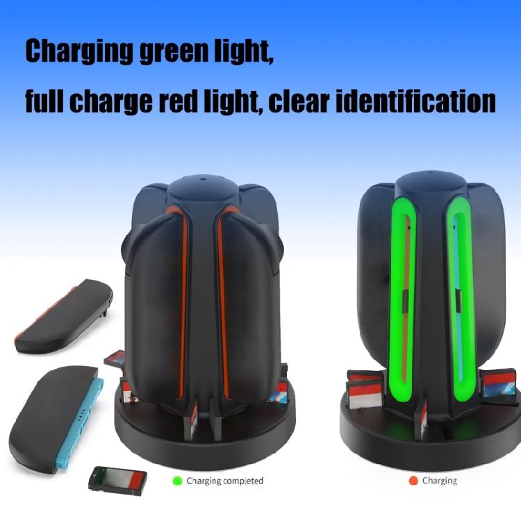 Charging Cradle Dock Station Professional Gamepad 4 in 1 Charging Base Accessories for Game Controller Accessories