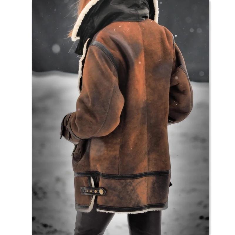 2023 Winter Women's Faux Suede Shearling Jacket: Warm, Thickened Overcoat Bestseller