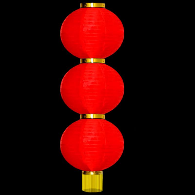Loz Chinese New Year 3-Lantern String Decoration