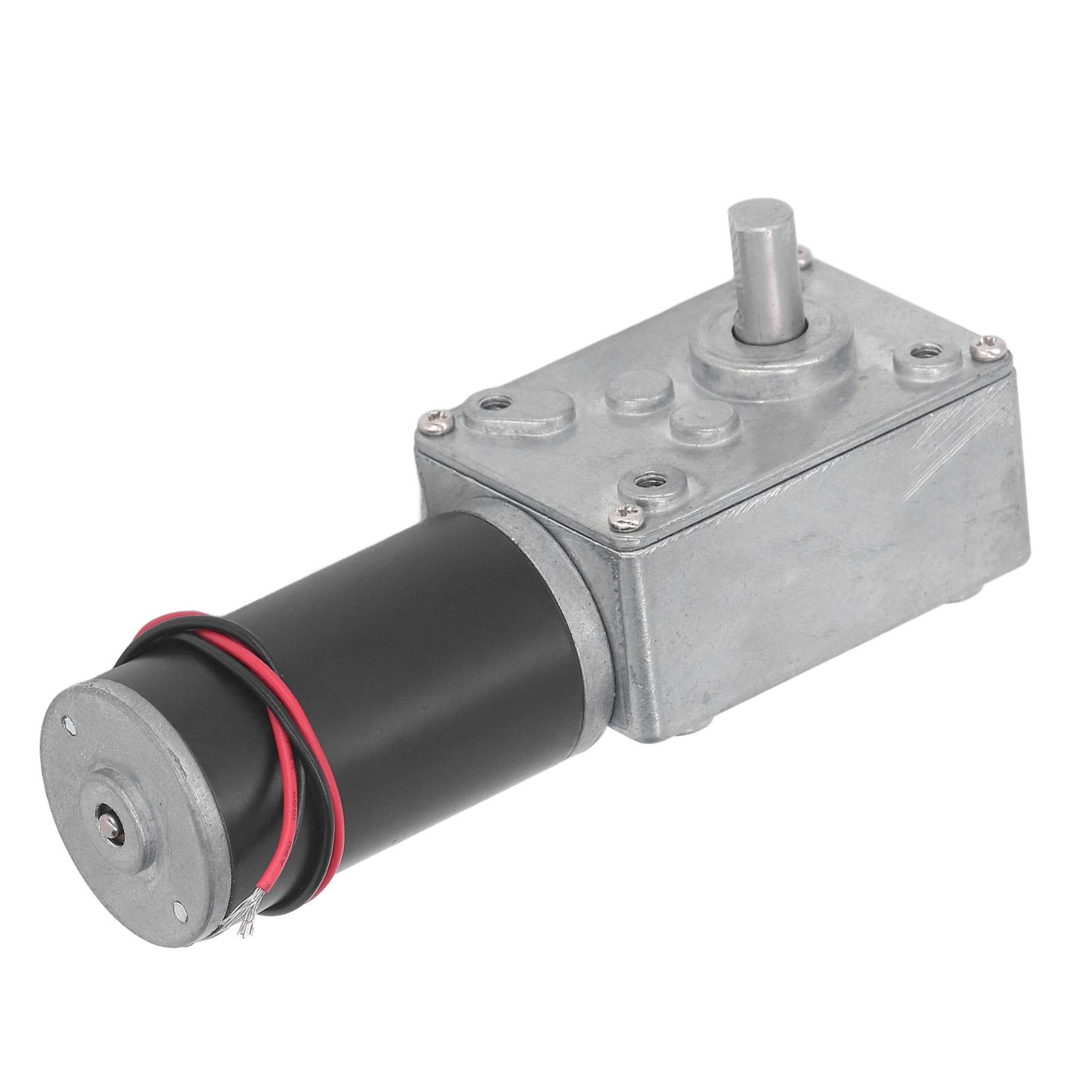 

DC Geared Motor Forward Reverse Rotation Self Locking Aluminum Alloy Brass Coil Single Shaft Speed Reduction Motor