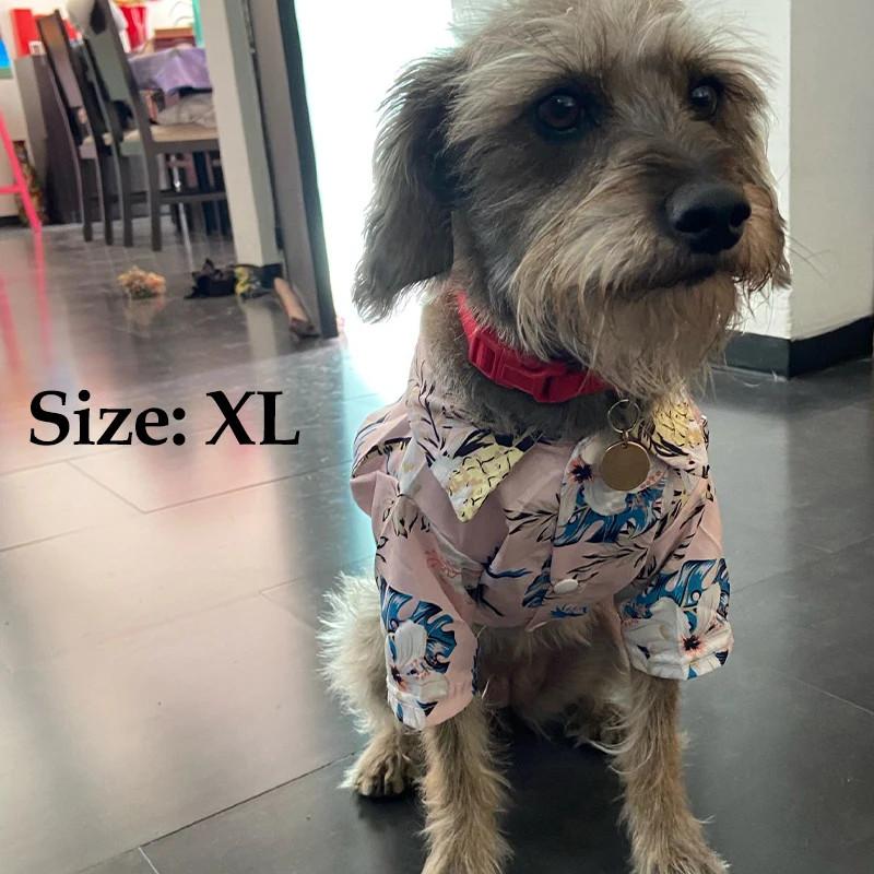 Hawaiian Beach Style Dog Shirt, Teddy, French Bulldog, Cat, Small To Medium Pet, Pet Jacket, Summer Clothing