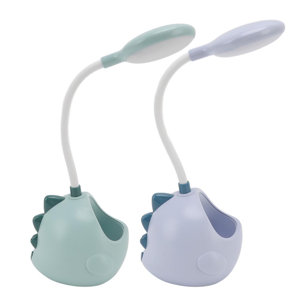 Small Desk Light with Pen Holder Comfortable Decorative Practical No Noise LED USB Small Table Lamp