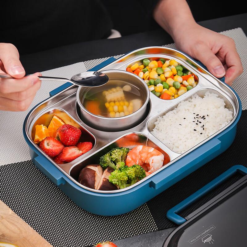 304 Stainless Steel Double Layer Lunch Box