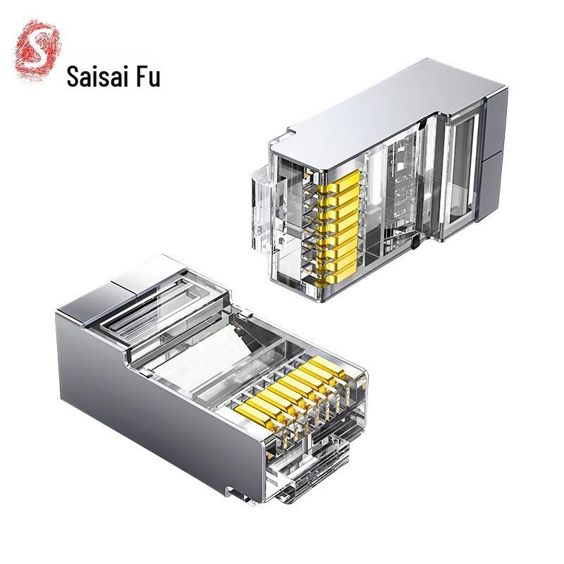 Saisifu Cat6a Shielded RJ45 Network Connector