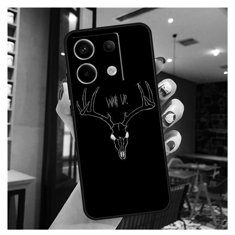 Raven Skull Case For Xiaomi Redmi 12 13 C 9C 10C Redmi Note 13 Pro 9 10 11 12 9S 10S 11S 12S Back Cover