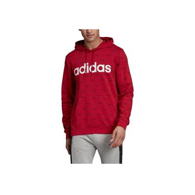adidas Linear Graphic Hoodie Herren Hoodies Braun EI6257