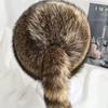 Raccoon Tail Ear Protection Hat Thickened Flat Top Cap High-quality Winter Cap