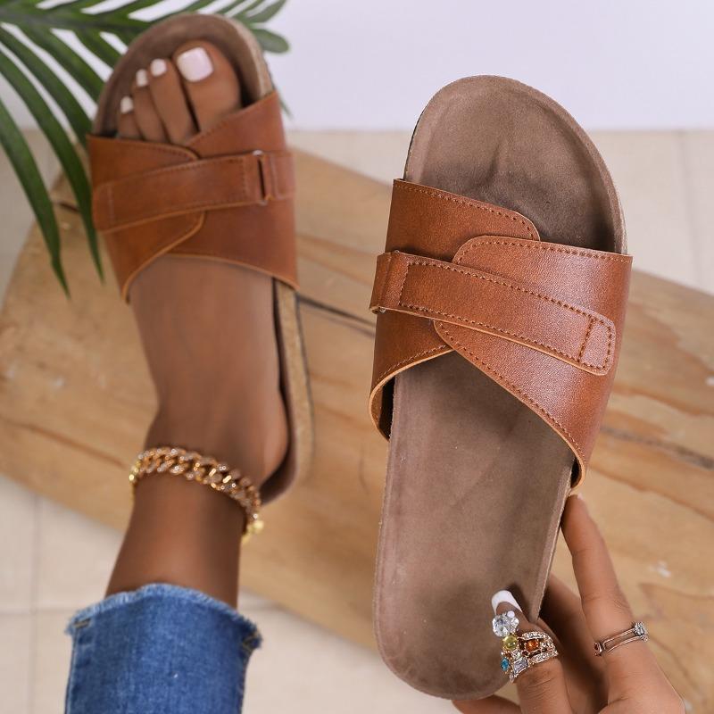 Sandals Women Wedge Premium Orthopedic Open Toe Sandals Vintage Anti-Slip Leather Casual FemalePlatform Retro Shoes