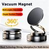 Vacuum Magnetic Phone Bracket Multi-angles Adjustment Strong Magnet Suction Design Foldable Mini Car Holder Navigation Stand 1pc