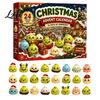 Unique Collectible Toy Advent Christmas Squeeze Dolls 2026 Calendar, 24-Day Dumpling Bun Fidget Party