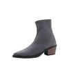 New Suede High Heels Ankle Boots Women Shoes Fashion Brand Pointed Toe Chunky Chelsea Boots  Autumn Winter Pumps Snow Botas