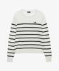 Noseupeiseu Nt7Ar90B Women'S Borga Striped Sweater Cream