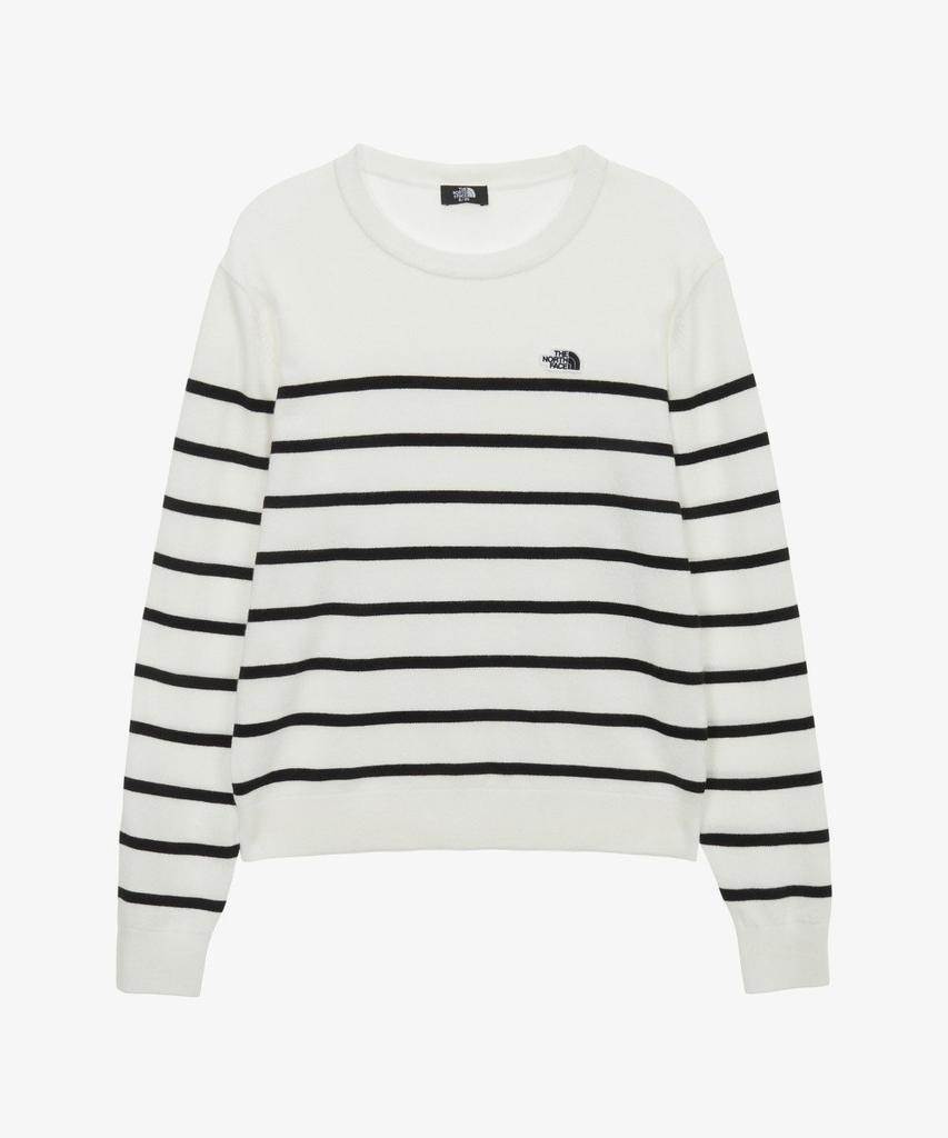 Noseupeiseu Nt7Ar90B Women'S Borga Striped Sweater Cream
