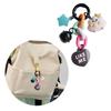 Unique Moon Cloud Star Bell Heart Pendant Keychain Handmade Colorful Resin Keyring Accessory Handbag Accessories