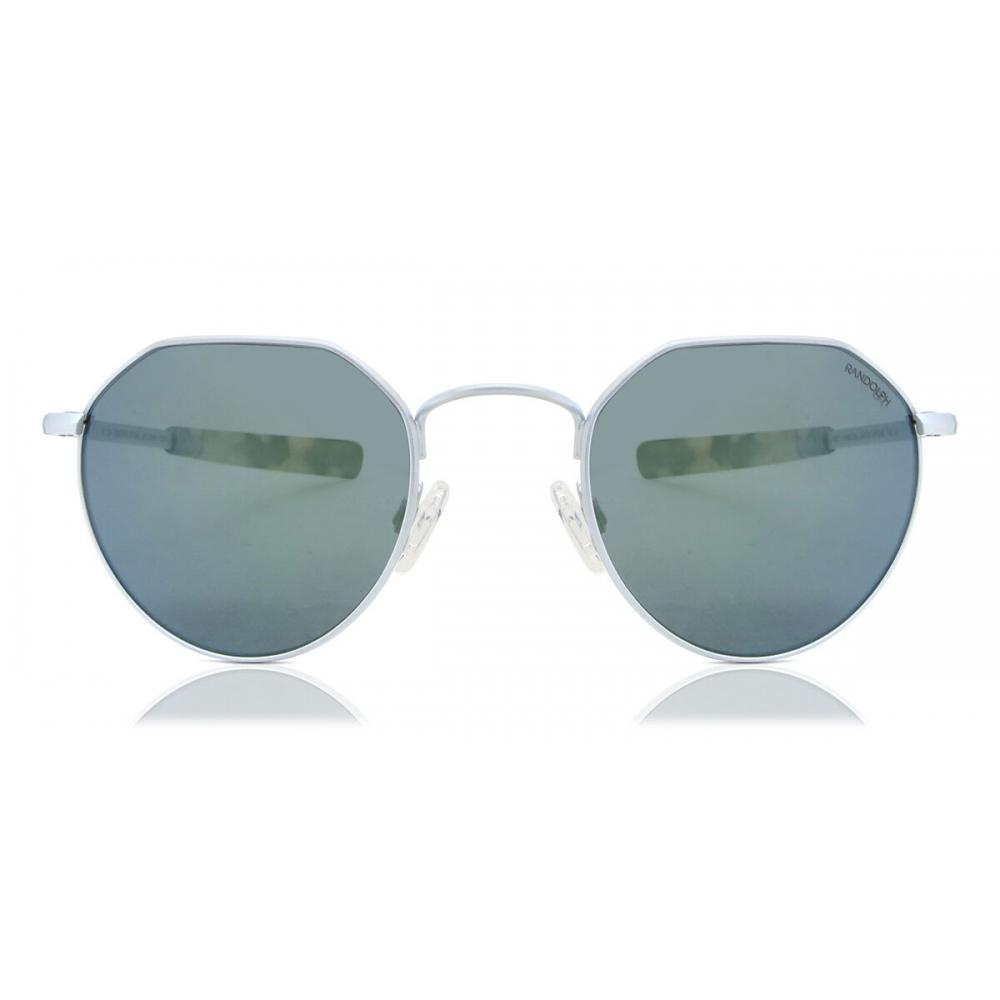 

Randolph Engineering Hamilton Polarized Hn001 Unisex Sunglasses Matte Chrome Grey/50-23-140