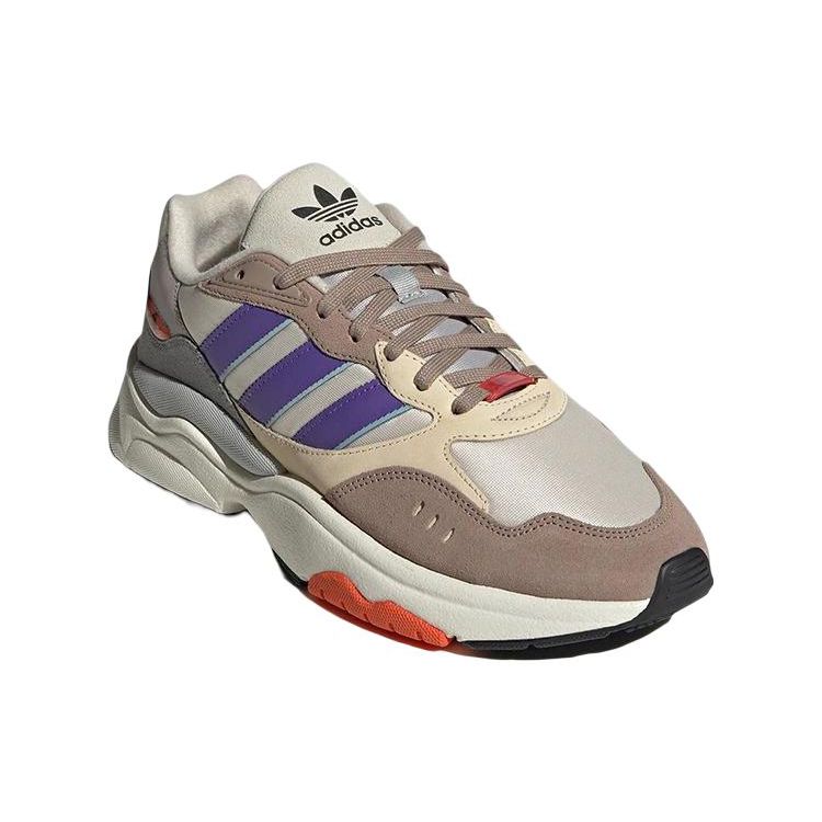 Adidas Retropy F90 Chalky Brown Purple Rush Unisex Sneakers Tan Aluminium HP8029