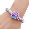 Yousheng Korean Pop Beaded Bracelet Anime Inspired Fashion Bracelet Colorful Beads Bracelet for Women Men Girls Boys Fans