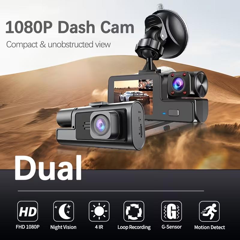 Dash Cam Z50 Pro 1080P UHD 2"IPS Display Front Inside Dual-channel Car DVR 24H Parking Monitor Dash Car Camera