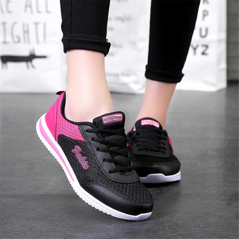 Buy Women Autumn Fashion Running Shoes Lightweight Comfortable Soft Outdoor Sport Walking
