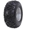 22x10 10 Tire 10 Inch A Shaped Pattern Anti Slip Explosion Proof Rear Wheel Tyre with Hubs for UTV Go Kart Golf Cart ATV