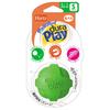 Duraplay Ball Dog Neon Green Hartz Latex Material Bacon Flavor Throw and Play Toy, Small,