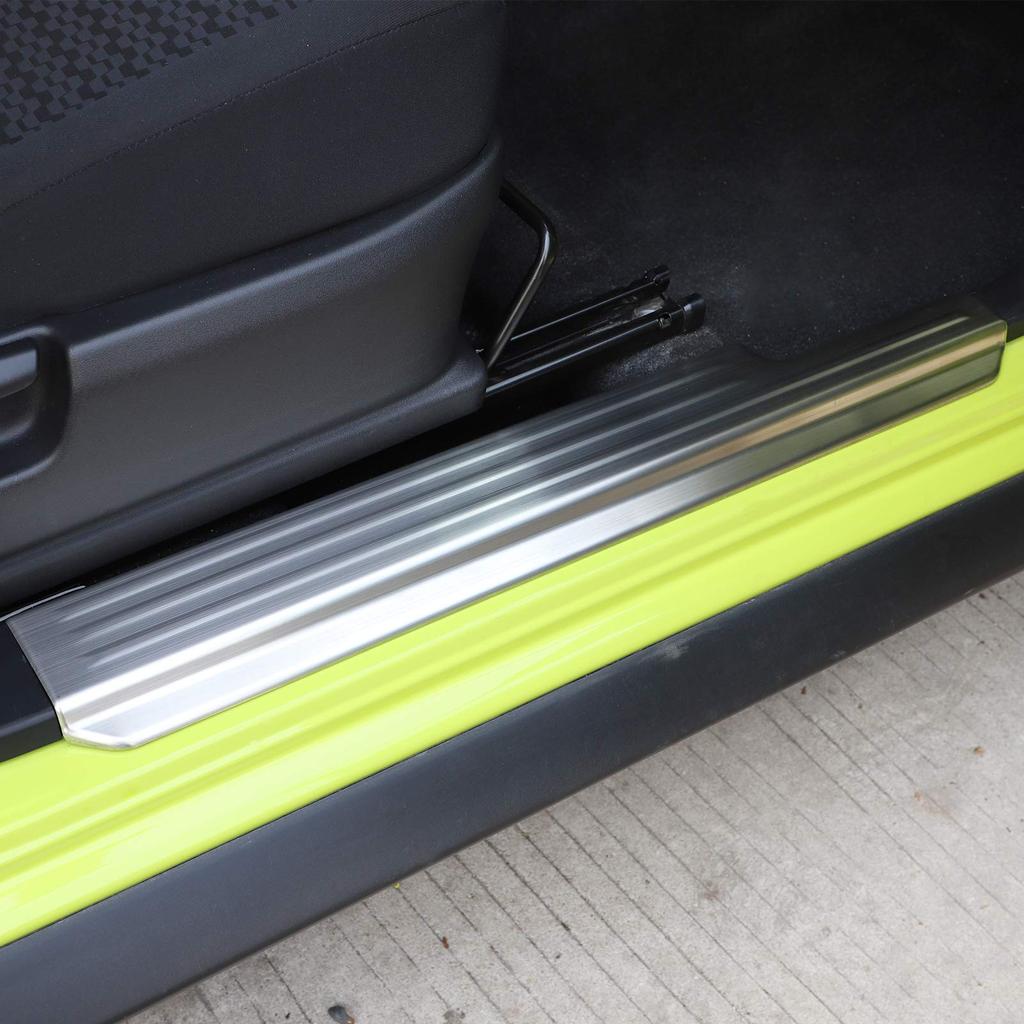 ANTC Side Step Guards for Suzuki Jimny JB64W / Jimny Sierra JB74W, Stainless Steel, Silver, Set of 2 (12 (Silver))