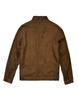 IL CORSO Faux Suede Trucker Jacket Brown