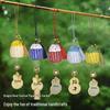 Handmade Rattan Sachet & Bamboo Weaving Kit - Ancient Style Wind Chime for Dragon Boat Festival Ornament